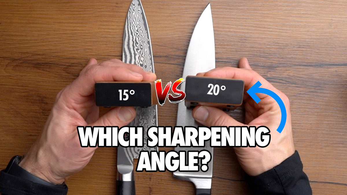 Sprede last Strøm The Ultimate Guide to Picking the Right Sharpening Angle for Your Kitc –  Tumbler Rolling Knife Sharpener
