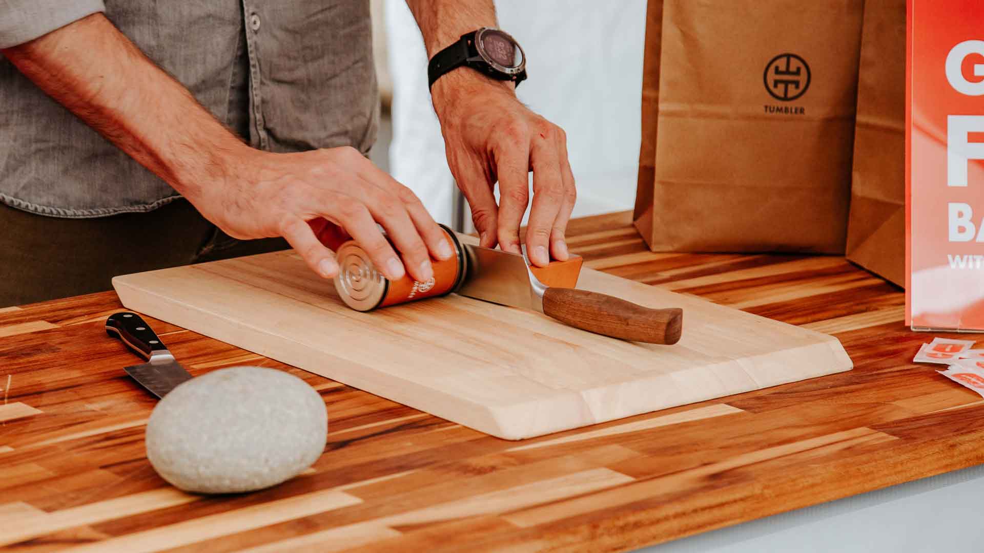 The Right Cutting Board Can Keep Your Knives Sharper