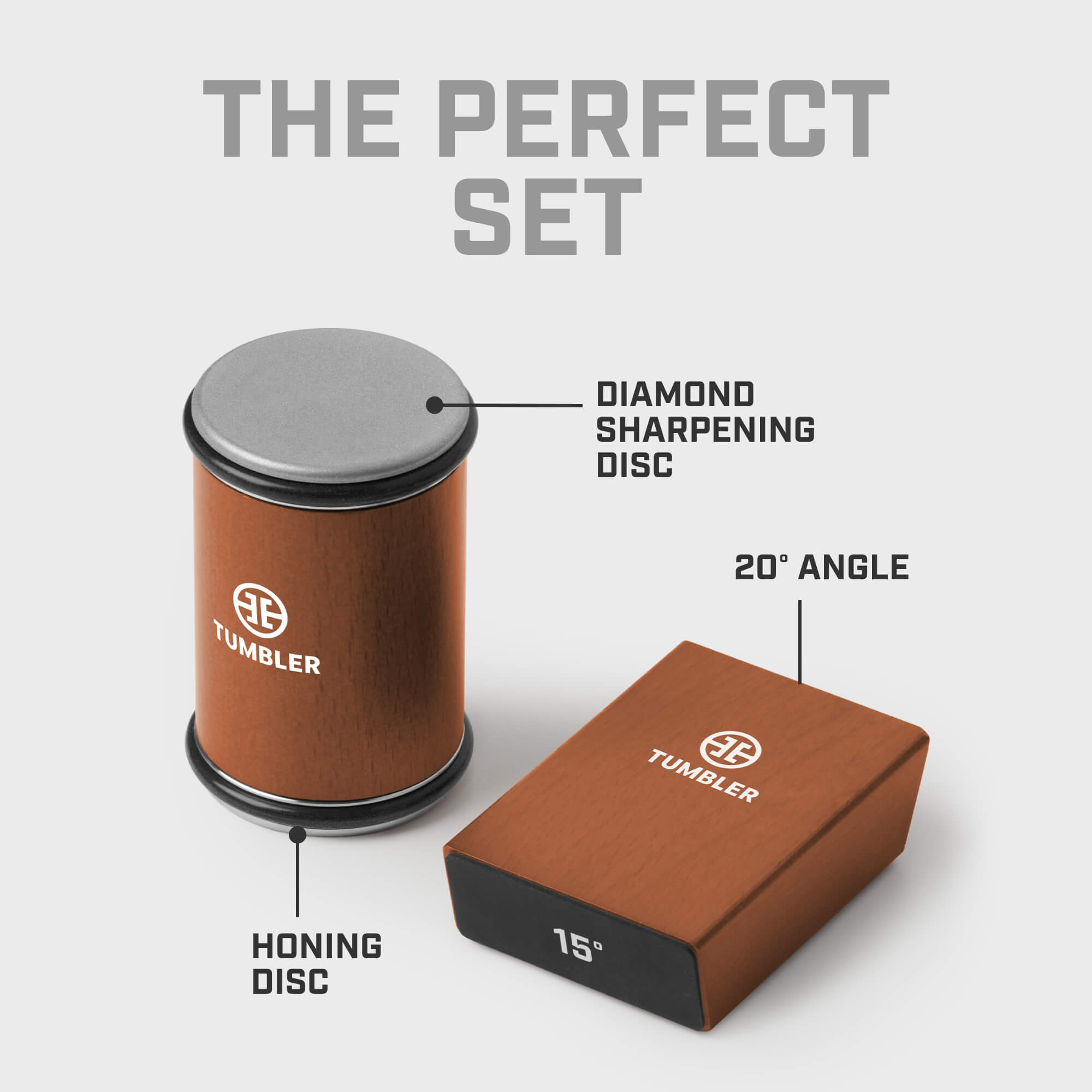 Tumbler Original Diamond Rolling Knife Sharpener Set