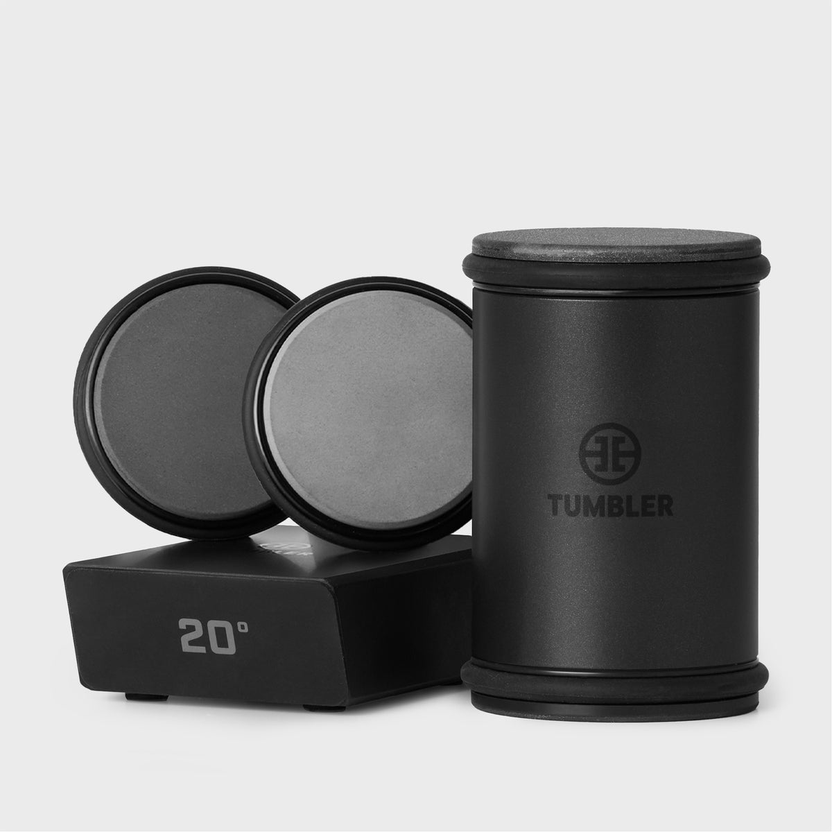 Tumbler Pro Bundle Diamond Rolling Knife Sharpener Set - Charcoal Black