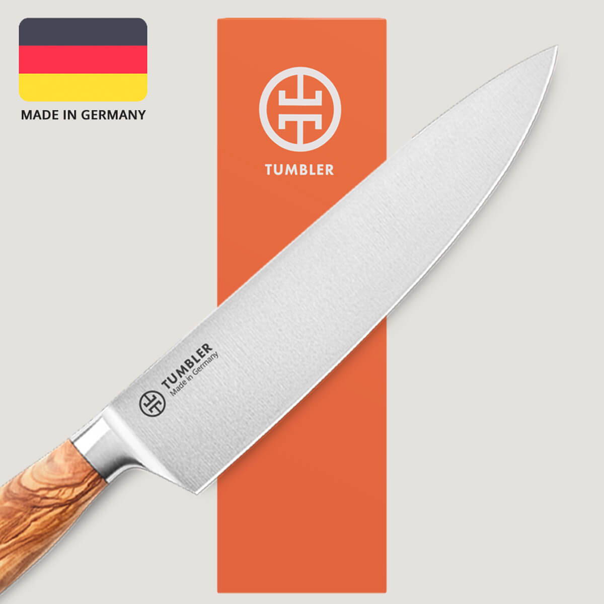 Tumbler Chef's Knife (8) – Tumbler Rolling Knife Sharpener