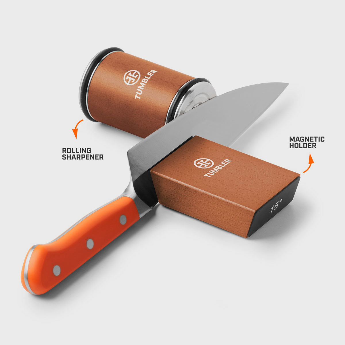 Tumbler Original Diamond Rolling Knife Sharpener Set Tumbler Rolling