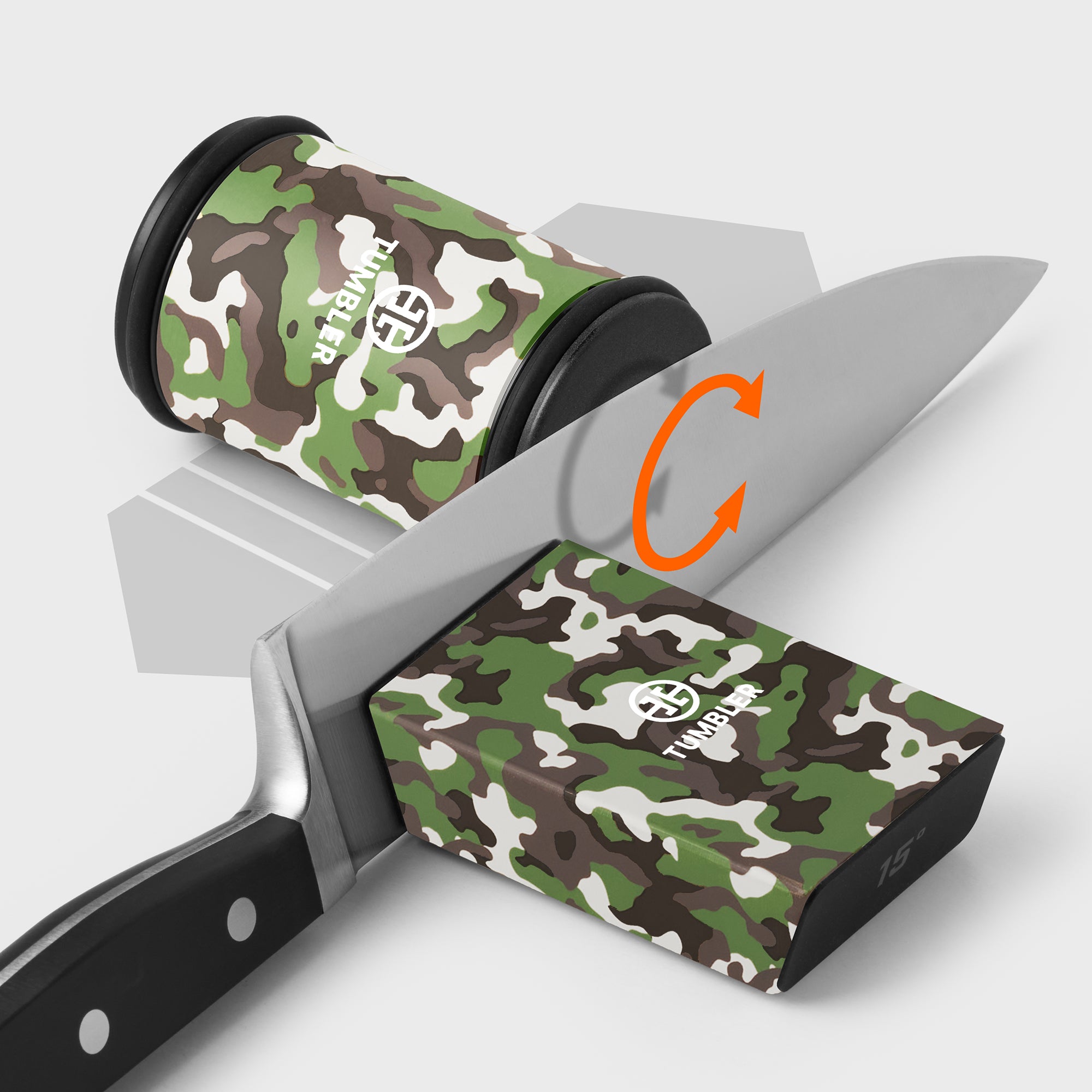 Rolling Knife Sharpener Pro - Camouflage Green Limited Edition